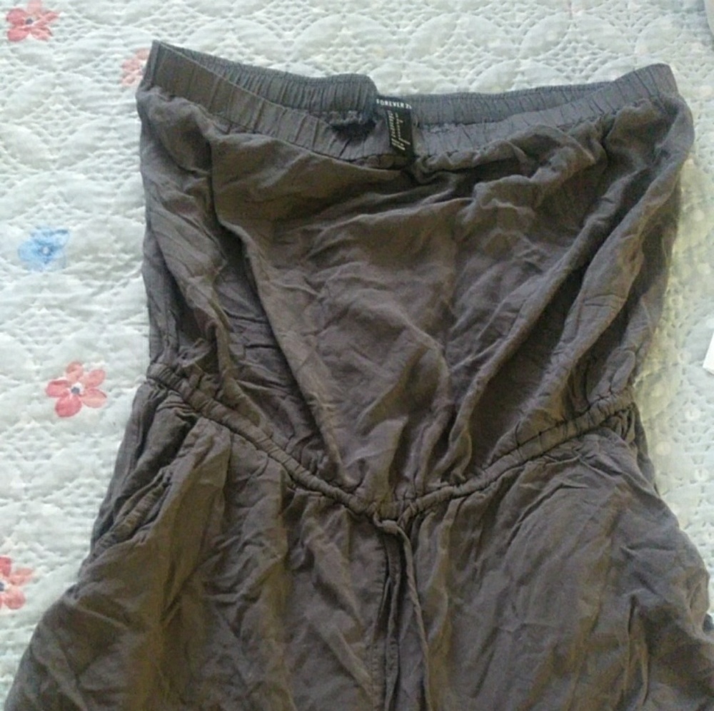 Dark Gray Romper